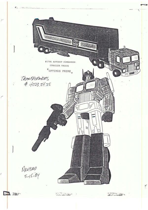 Hasbro Briefing Binder   2   Autobots Optimus Prime Profile  (4 of 7)